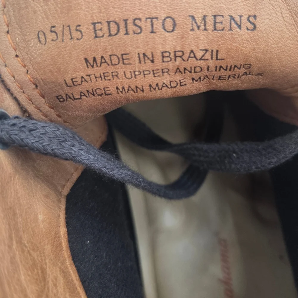 Tommy‎ Bahama Edisto Chukka Boots Brown Leather Mens 10.5M Made In Brazil